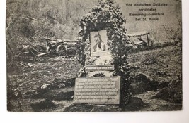 Antique WW1 RPPC German Soldier Bismarck Memorial Stone St. Mihiel - £16.52 GBP