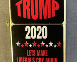  Trump 2020 D11 Flip Top Dual Torch Lighter Wind Resistant - $16.78