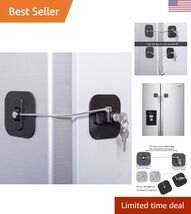 Multi-Functional Refrigerator Lock with Large Adhesive Pads - Parent's P... - $19.78