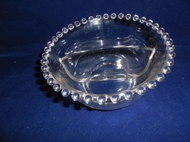 Elegant Imperial Glass Co Candlewick 6 1/4&quot; Divided Condiment Bowl - $16.82