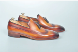 Men&#39;s Handmade Formal Loafers For Men Leather Wedding Formal Shoes for Men - £116.56 GBP