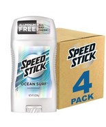 Speed Stick Men&#39;s Deodorant, Ocean Surf, 3 Ounce, 4 Pack, Packaging may ... - $21.72 CAD