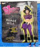 Disguise Women&#39;s ~Wicked Witch Halloween Costume, Junior Size 7-9 DISCOU... - $15.92 CAD