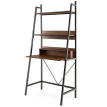 71&quot; High Freestanding Laptop Desk with Open Shelves for Living Room Bedr... - $3,225.38 MXN