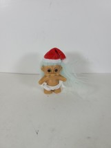 Vintage Russ Berrie Baby Christmas Santa Troll Doll 2&quot; -BRAND NEW! - £11.58 GBP