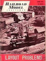 Railroad Model Craftsman Magazine June 1961 - £1.17 GBP
