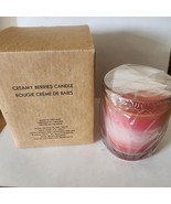 Avon Creamy Berries Glass Jar Candle NOS 2013 In Box - $8.57 CAD