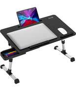 LT06 Pro Adjustable Laptop Table [Large Size], Portable Standing Bed Des... - £40.78 GBP