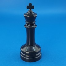 Pressman Chess Men King Black Hollow Staunton Replacement Game Piece 1124 - £2.97 GBP