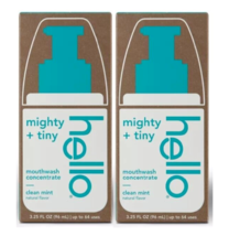 Hello naturally clean mint mouthwash concentrate 3.25oz 2 Pack - $15.35