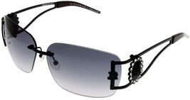 John Richmond Sunglasses Swarovski Women Rimless Black JR 63404 Special Edition - £51.56 GBP