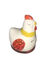 Vintage Hand-Painted Ceramic Chicken Bank - $13.88