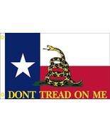 Texas Gadsden Flag - 3x5 Ft - £15.84 GBP