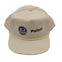 ICI Paint White Snapback Hat Cap Rope Adjustable Cobra hats Cap - $8.47