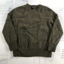 Naadam Sweater Mens Extra Small Green Cashmere Crew Neck Long Sleeve Sof... - $32.47