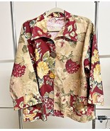 Wonderful Womens Large Spring Jacket Hand Made from Vintage Material &amp; B... - £30.89 GBP