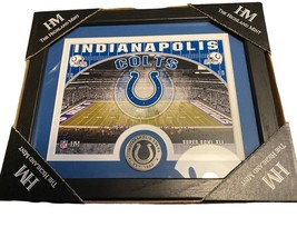 Indianapolis Colts 11&quot;x9&quot; Photo Frame w/Custom Print And A Minted Medallion Coin - £19.09 GBP