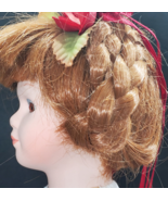 REDHEAD PORCELAIN GIRL 4&quot;x 3&quot; CHINA HEAD for 15-16 in Doll Making Artist... - $11.29