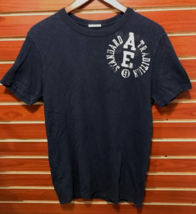 Men&#39;s AEO Graphic T-Shirt American Eagle Outfitters Navy Blue Medium - £11.67 GBP