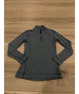 Smartwool Womens 1/4 Zip 100% Merino Wool Pullover Sweater Top Size S - $43.31