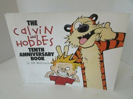 Tenth Anniversary Book Calvin &amp; Hobbes By Bill Watterson Softcover Book 1996 - £7.05 GBP