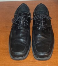 Dockers Men&#39;s Shoes Sz.8.5M Manvel Casual Oxfords Black Leather Lace Up ... - $315.24 MXN