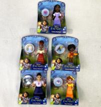 Disney ENCANTO 3&quot; Toy Figures Set of 5 Isabela Dolores Pepa Antonio Luisa JAKKS - £12.96 GBP