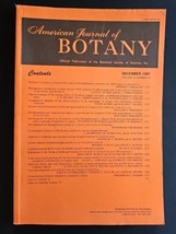 American Journal of BOTANY Official Publication December 1987 Volume 74 No 12 - £23.34 GBP