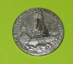 1924 Koelmesse Koln Cologne Germany Trade Token Fair Cathedral Medal Boat Harbor - £132.86 GBP