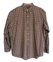 Ralph Lauren Men’s Size L Blake Button Down Blue Red Plaid Long Sleeve R... - $17.38