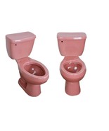 Mexican Toilet ELONGATED Comfort Height Hand Painted - Pink - - $1,940.98 CAD