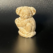 Wade Whimsies red rose tea Koala Bear Figurine Miniature made in England... - $4.99