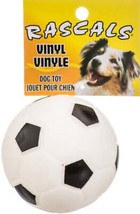 Coastal Pet Rascals Vinyl Soccer Ball: The Ultimate Choice for Canine Playtime - £3.08 GBP
