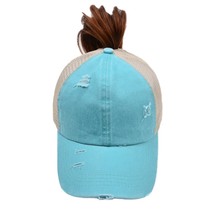  summer ponytail baseball cap fashion women hat tie dye criss cross hats lady girls hip thumb200
