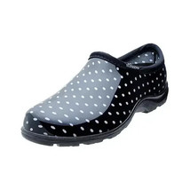 Women&#39;s Garden/Rain Shoes US 9 Black Polka Dot - Sloggers 5113BP09 - $455.04 MXN