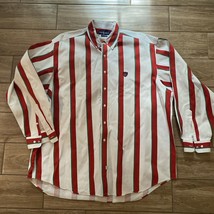 Vintage Polo Ralph Lauren Striped Button Up Shirt Size XL - £39.04 GBP