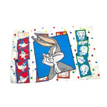 Vtg Pillowcase Bugs Bunny Daffy Duck WB Looney Tunes Tweety Sylvester 1993 - £12.45 GBP