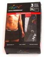 Greg Norman Assorted Performance Boxer Briefs 3 in Box New Box Men&#39;s XL - £31.53 GBP