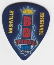 BB KING SIGNATURE GUITAR PICK CONCERT TOUR BAR MUSIC BLUES GOD NASHVILLE - £27.45 GBP