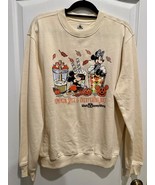 Disney Parks WDW Halloween Pumpkin Spice & Everything Nice Sweatshirt Medium M - $63.35