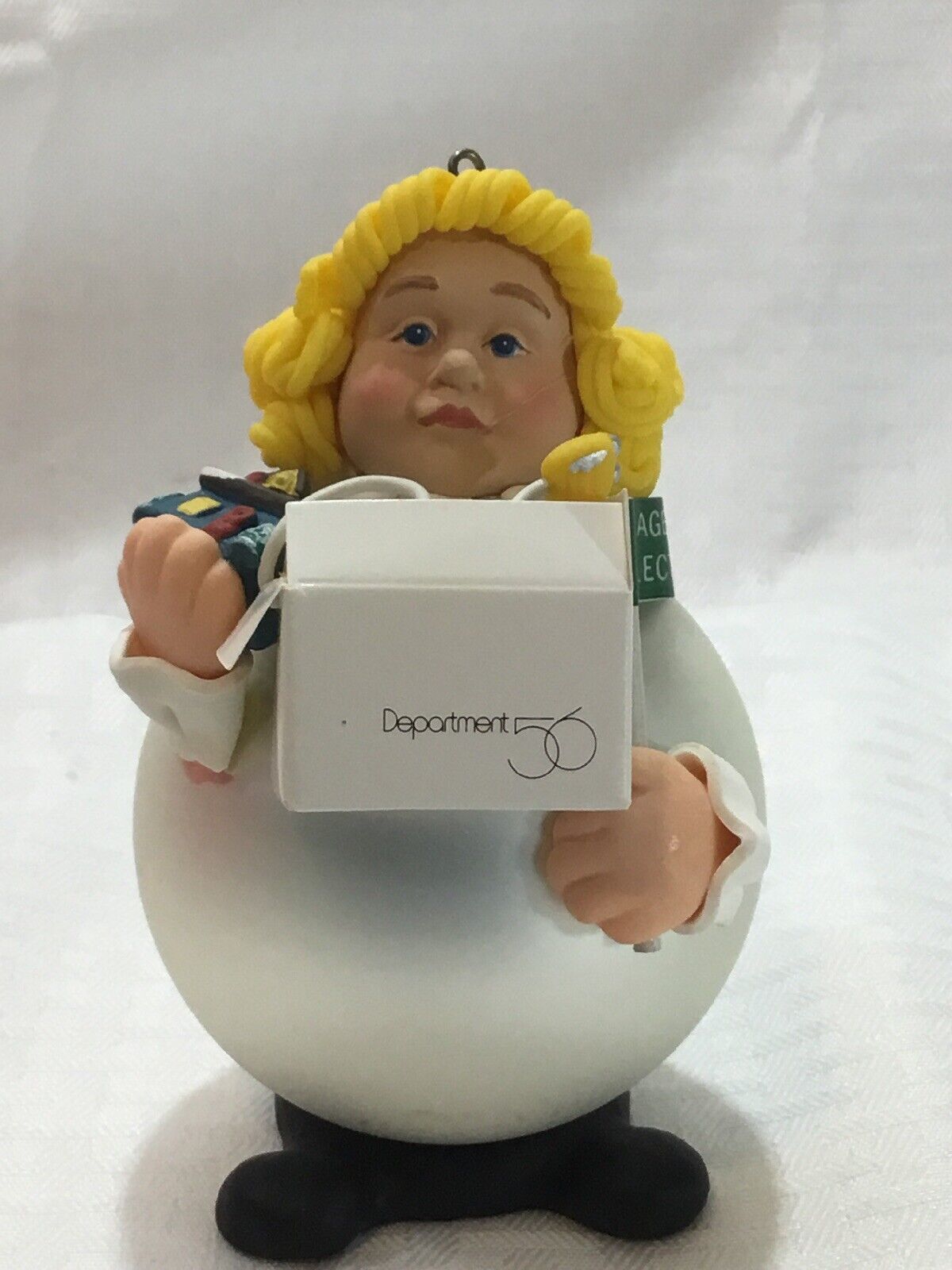 Dept 56 Village Collector Ornament Girl #7847 w/Box NOS - $4.00