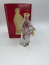 Gorham Crystal Nativity Wise Men King Balthazar with Incense on Gold Chain - £60.74 GBP