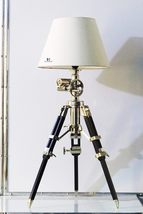 Nautical Royal Marine Tripod Table LAMP for Living Room (Shade Not Included) - £110.12 GBP