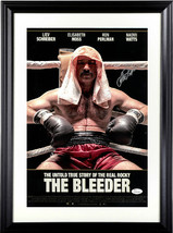 Chuck Wepner signed The Bleeder 11x17 Movie Poster Custom Framing- JSA H... - £108.52 GBP