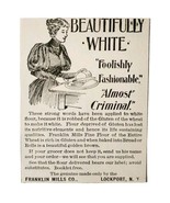 Franklin Mills White Baking Flour 1897 Advertisement Victorian Lockport ... - €17,17 EUR Franklin Mills White Baking Flour 1897 Advertisement Victorian Lockport ... - €17,17 EUR