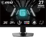 MSI G272QPF E2 27-inch 2560 x 1440 (QHD) Computer Monitor, 180Hz, Adapti... - $314.06