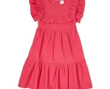Wonder Nation Charming Whimsical Pink Ruffle Dress Girls Size XL 14-16 NWT - £5.46 GBP