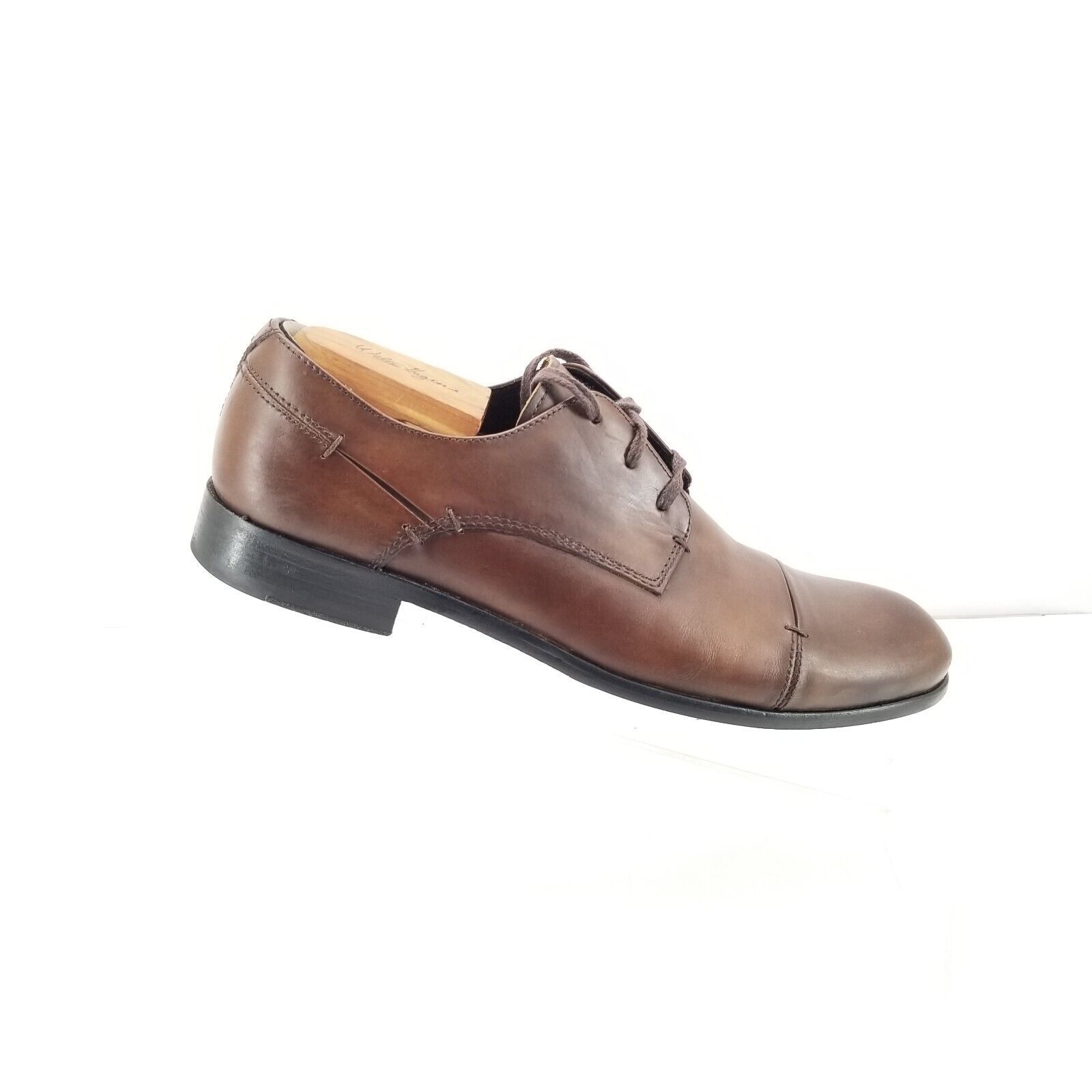 John Varvatos USA Leather Cap Toe Derby  Formal City Shoes Men&#39;s Size 8 - $49.90
