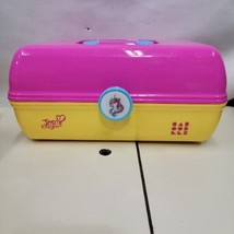 On-the-go girl JoJo Siwa Caboodle yellow pink unicorn makeup storage - £22.33 GBP