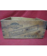 Vintage Primitive Del Monte Prune Fruit Advertising Wood Crate Box - £46.71 GBP